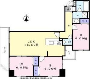 KDX泉レジデンス(3LDK/5階)の間取り写真
