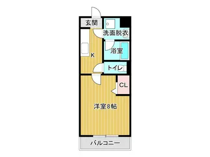 マンションアリーナ・ピア(1K/3階)の間取り写真