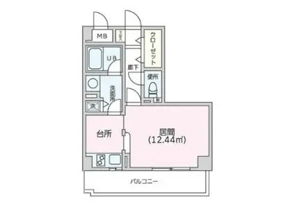三番町天竹ビル(ワンルーム/3階)の間取り写真
