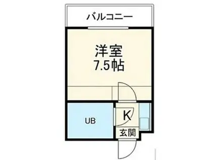 アルカディア御器所(ワンルーム/4階)の間取り写真