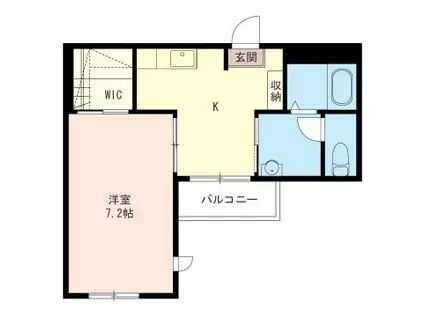 ルピナス千寿(1K/3階)の間取り写真