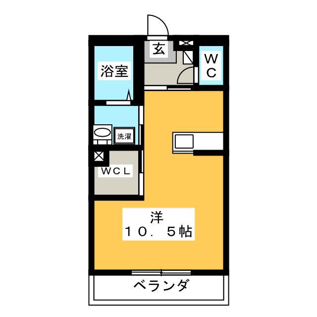 ビエナ タカハシ(ワンルーム/2階)の間取り写真