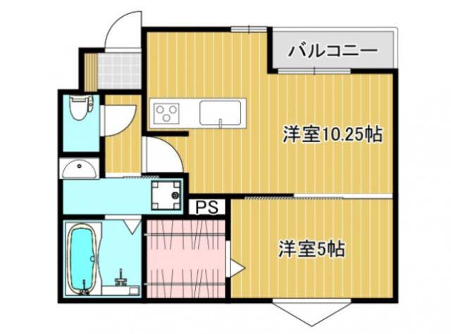 CASA GRANDE(1LDK/1階)の間取り写真