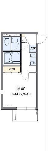 レオネクストOKハウス(1K/3階)の間取り写真