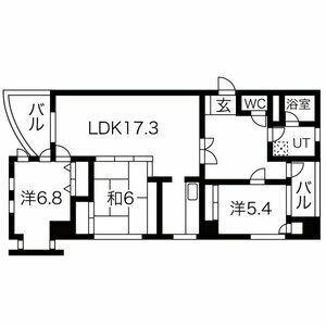 URBAN STAGE ナゴヤ(3LDK/6階)の間取り写真