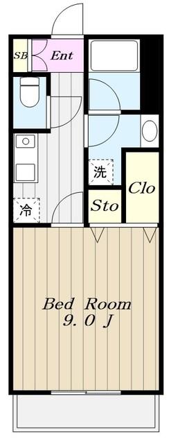 GRANDE MAISON HOSOYAMA(1K/1階)の間取り写真