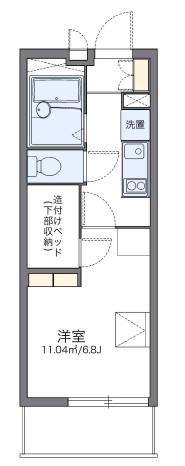 レオパレスエクセル御幣島(1K/3階)の間取り写真