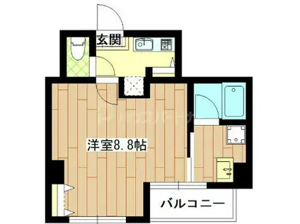 セレクトーン(1K/5階)の間取り写真