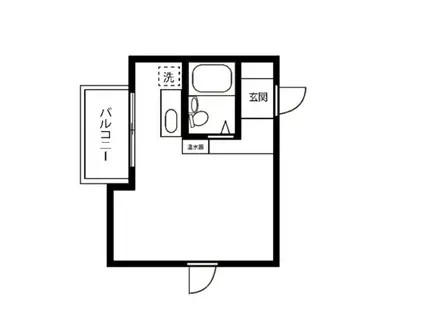 ARIAマンション(ワンルーム/4階)の間取り写真