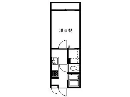 メゾン大倉山弐番館(1K/1階)の間取り写真