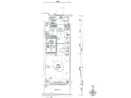 LE-LION大鳥居(1K/5階)の間取り写真