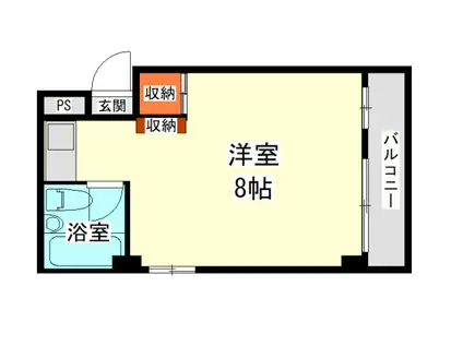 マザック千代田(ワンルーム/5階)の間取り写真