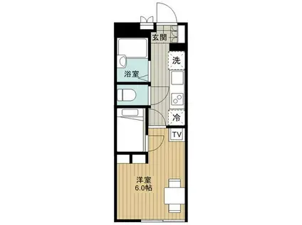 レオパレスNAITO(1K/2階)の間取り写真