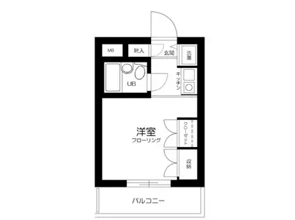 スカイコート西荻窪(1K/3階)の間取り写真