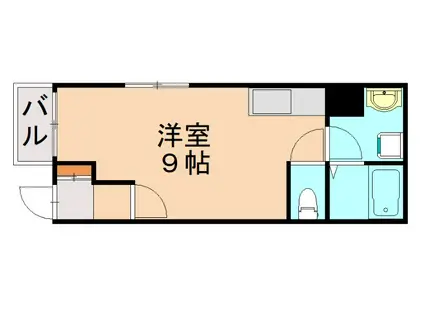 シャトレ57(ワンルーム/2階)の間取り写真