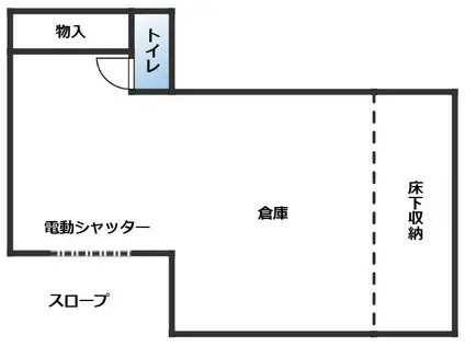 池之端ヒルズ(ワンルーム/B1階)の間取り写真
