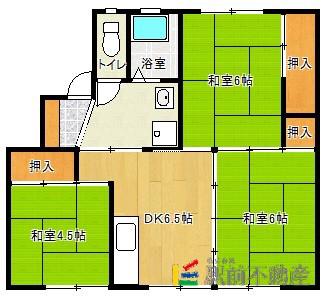 パレットプレース(3DK/5階)の間取り写真