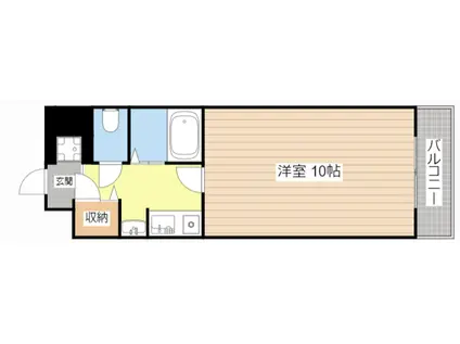 FELICE大橋(1K/9階)の間取り写真