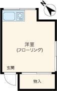 TOKYO APARTMENT@SENGOKU(ワンルーム/2階)の間取り写真
