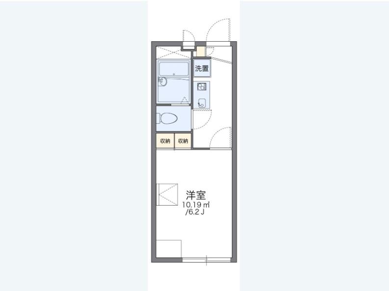 レオパレスKANEKOII(1K/2階)の間取り写真