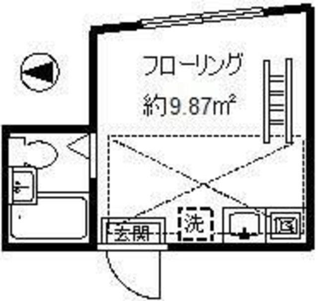 ライフピアポロネーズ(ワンルーム/2階)の間取り写真