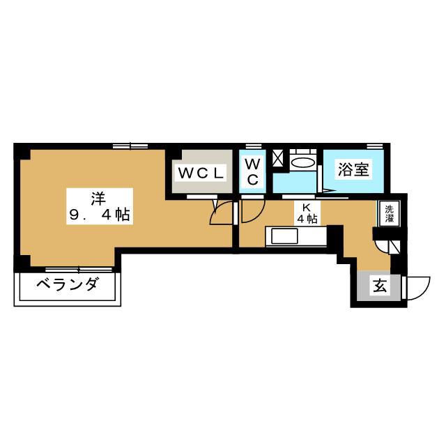 SCENA日暮里(1K/4階)の間取り写真