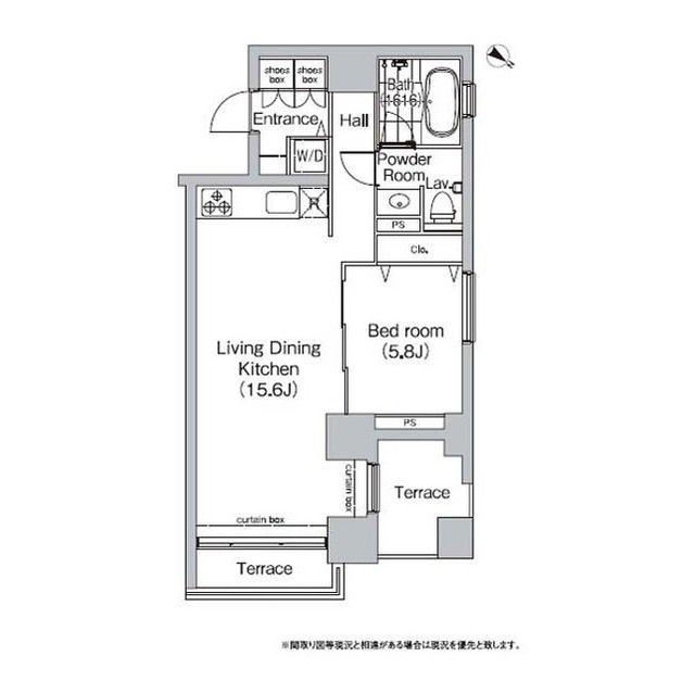 コンフォリア南青山(1LDK/6階)の間取り写真