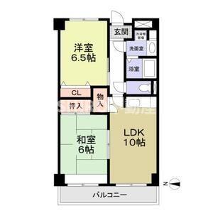 カクタスガーデン(3LDK/3階)の間取り写真