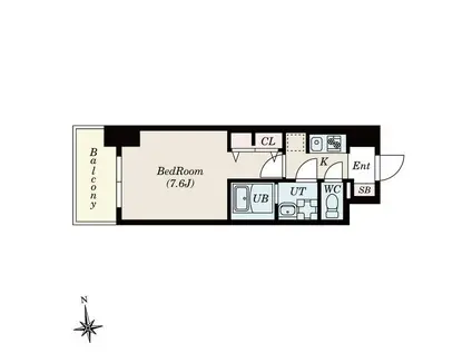 S-RESIDENCE桜本町AWESOMEなんでも乗ります(1K/11階)の間取り写真