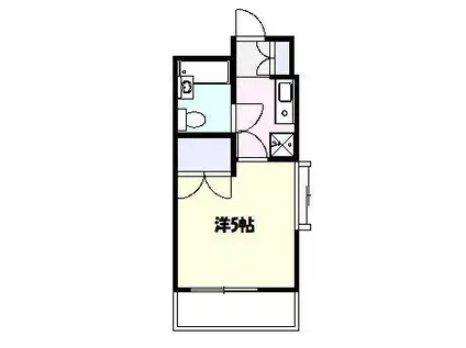 こまば・ディモーレ(1K/3階)の間取り写真