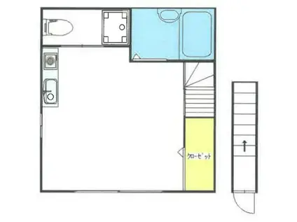 リラ長崎(ワンルーム/2階)の間取り写真