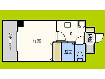 Mプラザ長堀弐番館(1K/7階)の間取り写真