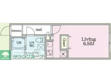 クアドール中野(ワンルーム/4階)の間取り写真