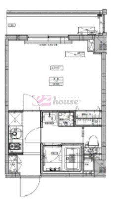 B CITY APARTMENT TOKYO NERIMA(1K/4階)の間取り写真