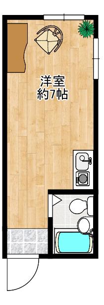 GOマンション(ワンルーム/3階)の間取り写真