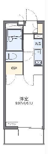 レオパレスプリマヴェーラ(1K/1階)の間取り写真