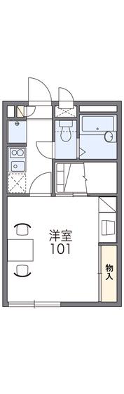 レオパレス金剛寺(1K/2階)の間取り写真