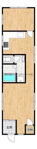 桜木町 アパート(2DK/1階)の間取り写真