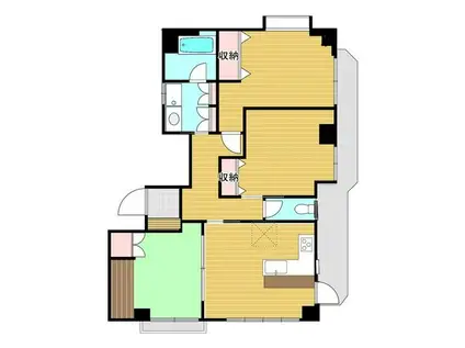 JLBグランエクリュ中野新橋IV(3LDK/5階)の間取り写真
