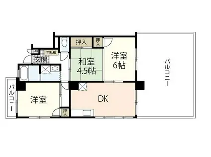 中町松野ビル(3DK/3階)の間取り写真