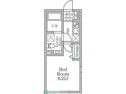 グランヴィル永福町(1K/2階)の間取り写真