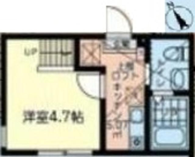 ブルックリンヒル6THST(1K/1階)の間取り写真