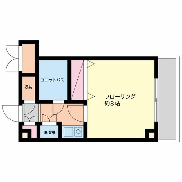NTコーポ向原(1K/3階)の間取り写真
