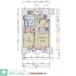 プレサンス丸の内アドブル(1LDK/3階)の間取り写真