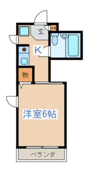 ルミネ東高円寺(1K/3階)の間取り写真