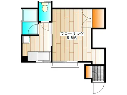 玉和ハイツ(1K/1階)の間取り写真