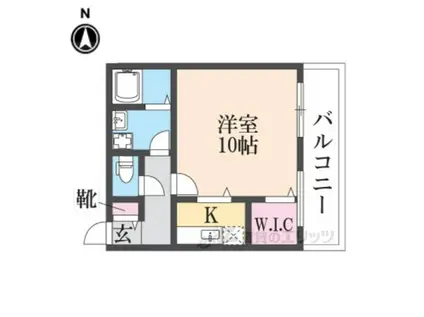 ビレイユ真英CINQ(ワンルーム/2階)の間取り写真