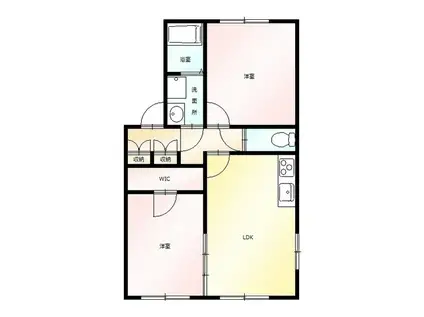 LEGACY(2LDK/3階)の間取り写真