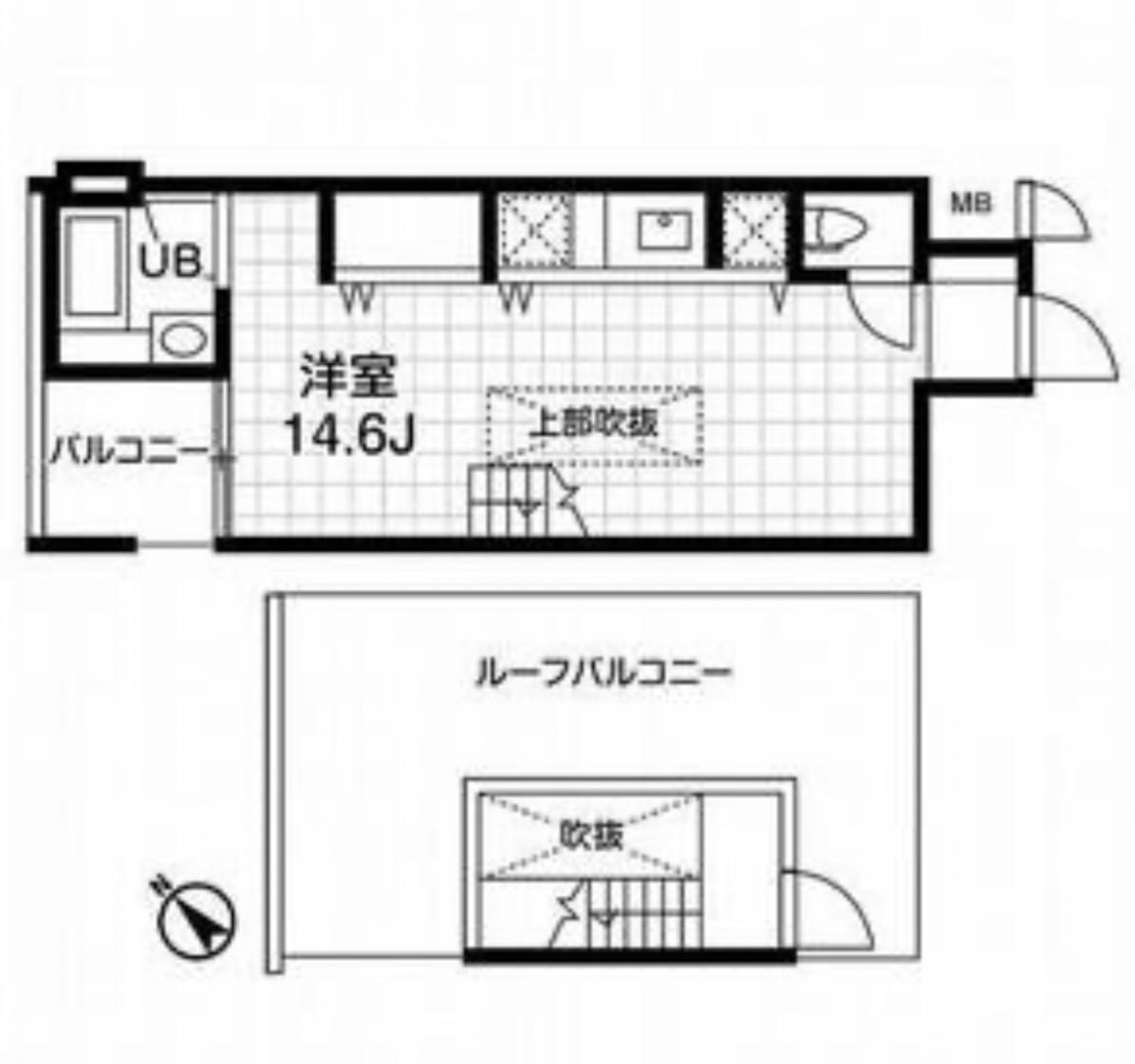 匠空KYOMACHIBORI(ワンルーム/10階)の間取り写真