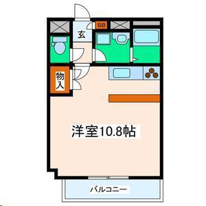 フォンテーヌ守口(ワンルーム/6階)の間取り写真